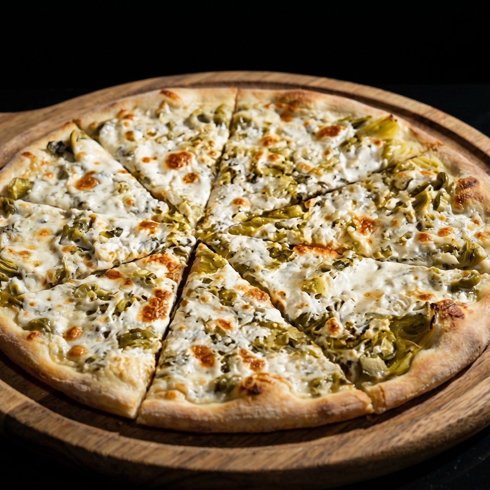 Green pitza.