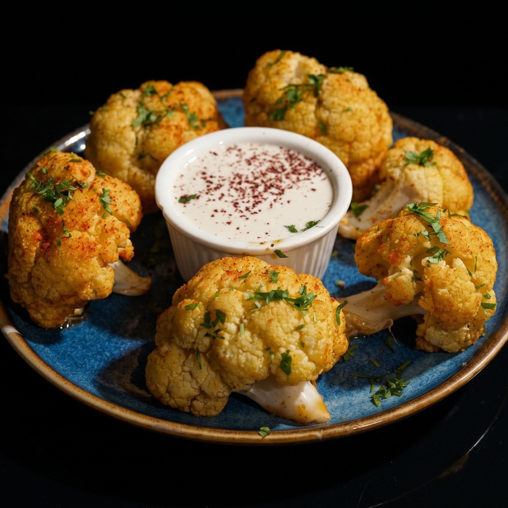Roasted cauliflower.