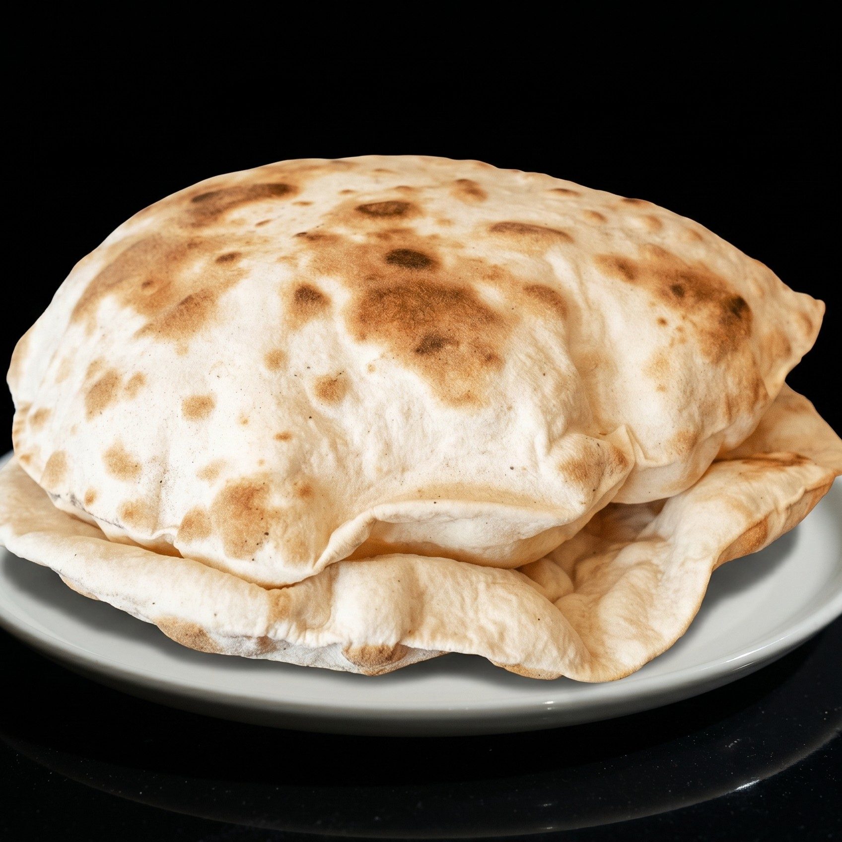Freshly baked pita.